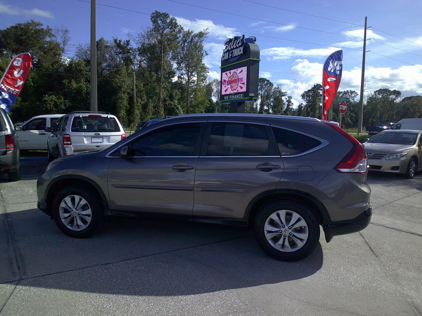 2012 GRAY HONDA CR-V EX-L (5J6RM3H72CL) , located at 390 Hansen Avenue, Orange Park, FL, 32065, (904) 276-7933, 30.130497, -81.787529 - Photo#4